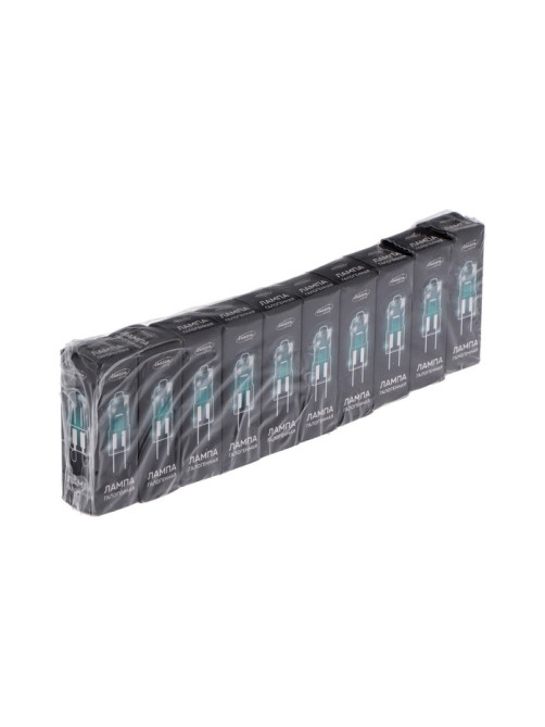 Лампа галогенная Luazon Lighting, G4, 20 Вт, 220 В, набор 10 шт.