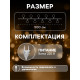 Гирлянда «Нить» 5 м с насадками «Клубки кремовые», IP20, прозрачная нить, 20 LED, свечение тёплое белое, 220 В