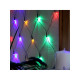 Гирлянда «Сеть» 1.6×1.6 м, IP20, тёмная нить, 144 LED, 8 режимов, 220 В, свечение мульти