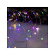 Гирлянда «Нить» 20 м, роса, IP20, медная нить, 200 LED, свечение мульти, 12 В