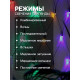 Гирлянда «Сеть» 2×2 м, IP20, тёмная нить, 224 LED, 8 режимов, 220 В, свечение мульти