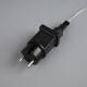 Гирлянда «Нить» 50 м, роса, IP44, серебристая нить, 500 LED, свечение тёплое белое, 8 режимов, 31 В