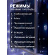 Гирлянда «Занавес» 1.6×1.6 м, роса, IP20, серебристая нить, 160 LED, свечение белое, 8 режимов, 220 В