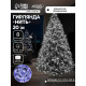 Гирлянда «Нить» 20 м, IP20, белая нить, 200 LED, свечение белое, 8 режимов, 220 В