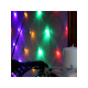 Гирлянда «Сеть» 1.6×1.6 м, IP20, прозрачная нить, 144 LED, 8 режимов, 220 В, свечение мульти,