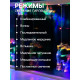 Гирлянда «Бахрома» 2.4×0.9 м с насадками «Олень», IP20, прозрачная нить, 138 LED, свечение мульти, 8 режимов, 220 В