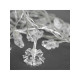 Гирлянда «Нить» 5 м с насадками «Два колокольчика», IP20, прозрачная нить, 20 LED, свечение мульти (RG/RB), мигание, 220 В
