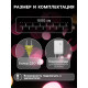 Гирлянда «Нить» 10 м, IP20, прозрачная нить, 100 LED, 8 режимов, 220 В, свечение жёлтое