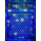 Гирлянда «Сеть» 2×2 м, IP20, тёмная нить, 224 LED, 8 режимов, 220 В, свечение синее