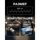 Умная гирлянда «Нить» 6 м с насадками «Шарики», IP20, тёмная нить, 20 LED, свечение RGB, USB