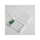 Гирлянда «Нить» 2 м, IP20, прозрачная нить, 20 LED, 2 режима, от батареек АА×3, свечение фиолетовое
