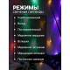 Гирлянда «Сеть» 1.6×1.6 м, IP20, прозрачная нить, 144 LED, 8 режимов, 220 В, свечение мульти,