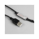 Гирлянда «Нить» 10 м, роса, IP20, серебристая нить, 100 LED, пульт ДУ, свечение RGB, USB
