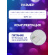Гирлянда «Нить» 5 м, роса, IP20, серебристая нить, 50 LED, 2 режима, от батареек АА×3, свечение тёплое белое / мульти