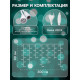 Гирлянда «Бахрома» 3×0.6 м, IP44, УМС, белая нить, 160 SMD-LED, свечение мульти, 220 В