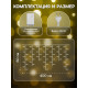 Гирлянда «Бахрома» 4×0.6 м, IP44, белая нить, 180 LED, свечение тёплое белое, 8 режимов, 220 В