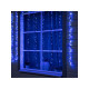 Гирлянда «Водопад» 2×1.5 м, IP44, тёмная нить, 400 LED, свечение бело-синее, 8 режимов, 220 В