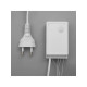 Гирлянда «Бахрома» 4×0.6 м, IP44, прозрачная нить, 180 LED, свечение мульти, 8 режимов, 220 В