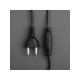 Гирлянда «Нить» 20 м с насадками «Шарики 1.5 см», IP44, тёмная нить, 200 LED, свечение мульти (RG/RB), мигание, 220 В