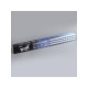 Гирлянда «Сосульки» 2.5×0.5 м, IP65, прозрачная нить, 288 LED, свечение синее с эффектом стекания, 12 В