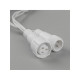 Гирлянда «Бахрома» 3×0.6 м, IP44, УМС, белая нить, 160 SMD-LED, свечение мульти, 220 В