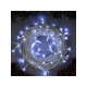 Гирлянда «Нить» 10 м, IP44, УМС, белая нить, 100 LED, свечение белое, 220 В