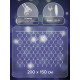 Гирлянда «Сеть» 2×1.5 м, IP44, УМС, прозрачная нить, 192 LED, свечение белое, 220 В
