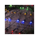 Гирлянда «Сеть» 2×1.5 м, IP44, УМС, тёмная нить, 192 LED, свечение мульти, 220 В