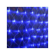 Гирлянда «Сеть» 2×1.5 м, IP44, УМС, прозрачная нить, 192 LED, свечение синее, 220 В