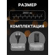 Гирлянда «Нить» 20 м с насадками «Шарики 1.5 см», IP44, тёмная нить, 200 LED, свечение синее, 8 режимов, 220 В