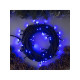 Гирлянда «Нить» 10 м, IP44, УМС, тёмная нить, 72 SMD-LED, свечение синее, 220 В