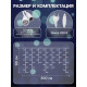 Гирлянда «Бахрома» 3×0.6 м, IP44, УМС, белая нить, 160 SMD-LED, свечение синее, 220 В