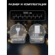 Гирлянда «Нить» 10 м, IP44, белая нить, 100 LED, свечение жёлтое, 8 режимов, 220 В