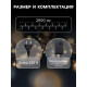 Гирлянда «Нить» 20 м, IP44, тёмная нить, 200 LED, свечение мульти, 8 режимов, 220 В