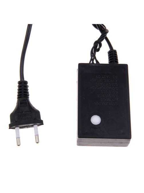 Гирлянда «Водопад» 2×1.5 м, IP44, тёмная нить, 400 LED, свечение бело-синее, 8 режимов, 220 В