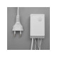 Гирлянда «Бахрома» 4×0.6 м, IP44, белая нить, 180 LED, свечение белое, 8 режимов, 220 В