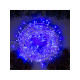 Гирлянда «Нить» 20 м, IP44, белая нить, 200 LED, свечение синее, 8 режимов, 220 В