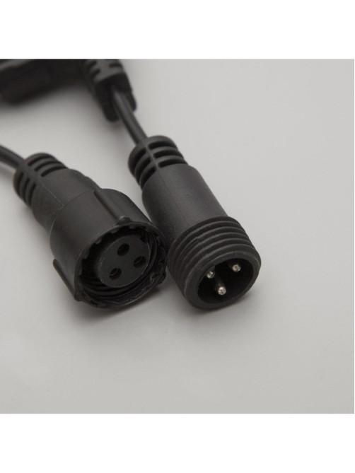 Гирлянда «Занавес» 2×1.5 м, IP44, УМС, тёмная нить, 360 LED, свечение синее, 220 В
