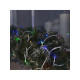 Гирлянда «Нить» 20 м, IP44, белая нить, 200 LED, свечение мульти, 8 режимов, 220 В