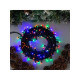 Гирлянда «Нить» 20 м, IP44, тёмная нить, 200 LED, свечение мульти, 8 режимов, 220 В