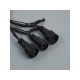 Гирлянда «Нить» 10 м, IP44, УМС, тёмная нить, 72 SMD-LED, свечение белое, 220 В
