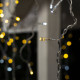 Гирлянда «Бахрома» 3×0.6 м, IP44, УМС, прозрачная нить, 160 LED, свечение тёплое белое, мерцание белым, 220 В