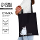 Сумка шопер «Кот» 35×0.5×40, чёрный