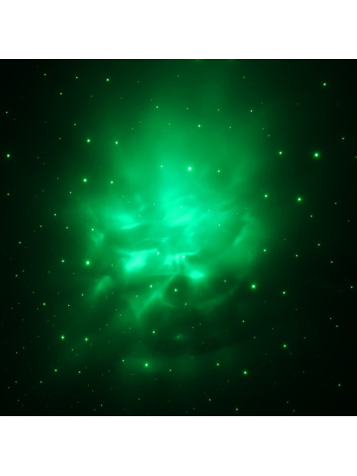 Световой прибор «Космонавт со звездой» 13 см, свечение RGB, пульт ДУ, 5 В, чёрный