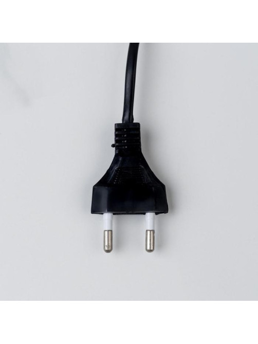 Световой прибор «Хрустальный шар» 7.5 см, свечение RGB, 220 В, чёрный