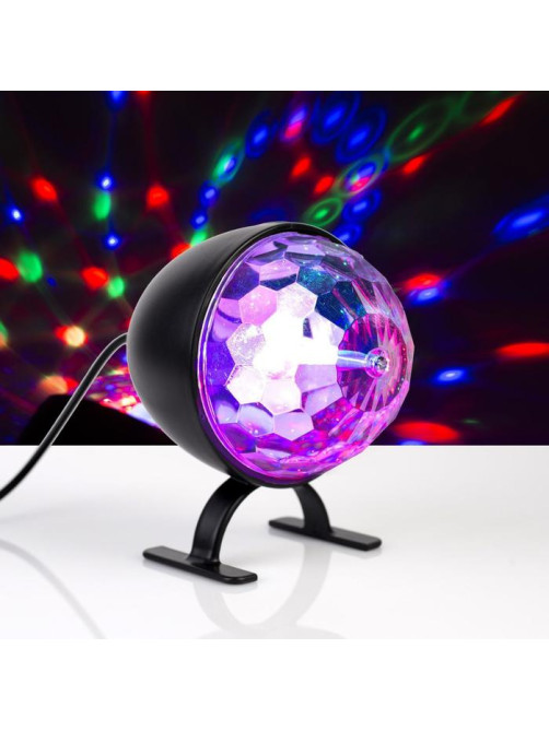 Световой прибор «Полусфера» 5 см, 220 В, свечение RGB