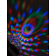 Ночник проектор «Хрустальный диско-шар» 17.5 см, динамик, свечение RGB, 220 В