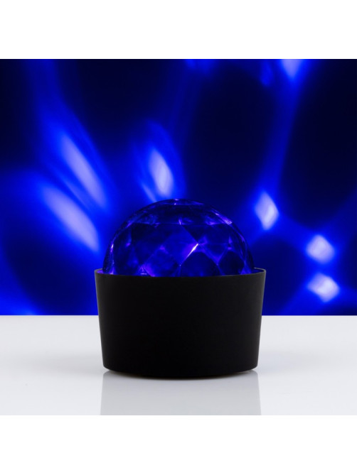 Проектор «Мини диско-шар» 8 см, реакция на звук, 5 В, свечение RGB