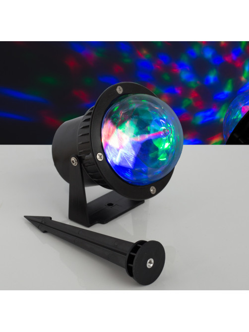 Ночник проектор «Хрустальный шар», IP65, свечение RGB, 12 В