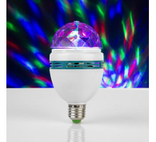 Лампа «Диско-шар», 8 см, Е27, свечение RGB